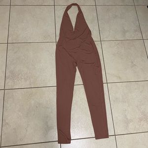 Shane Justin Backless Jumpsuit